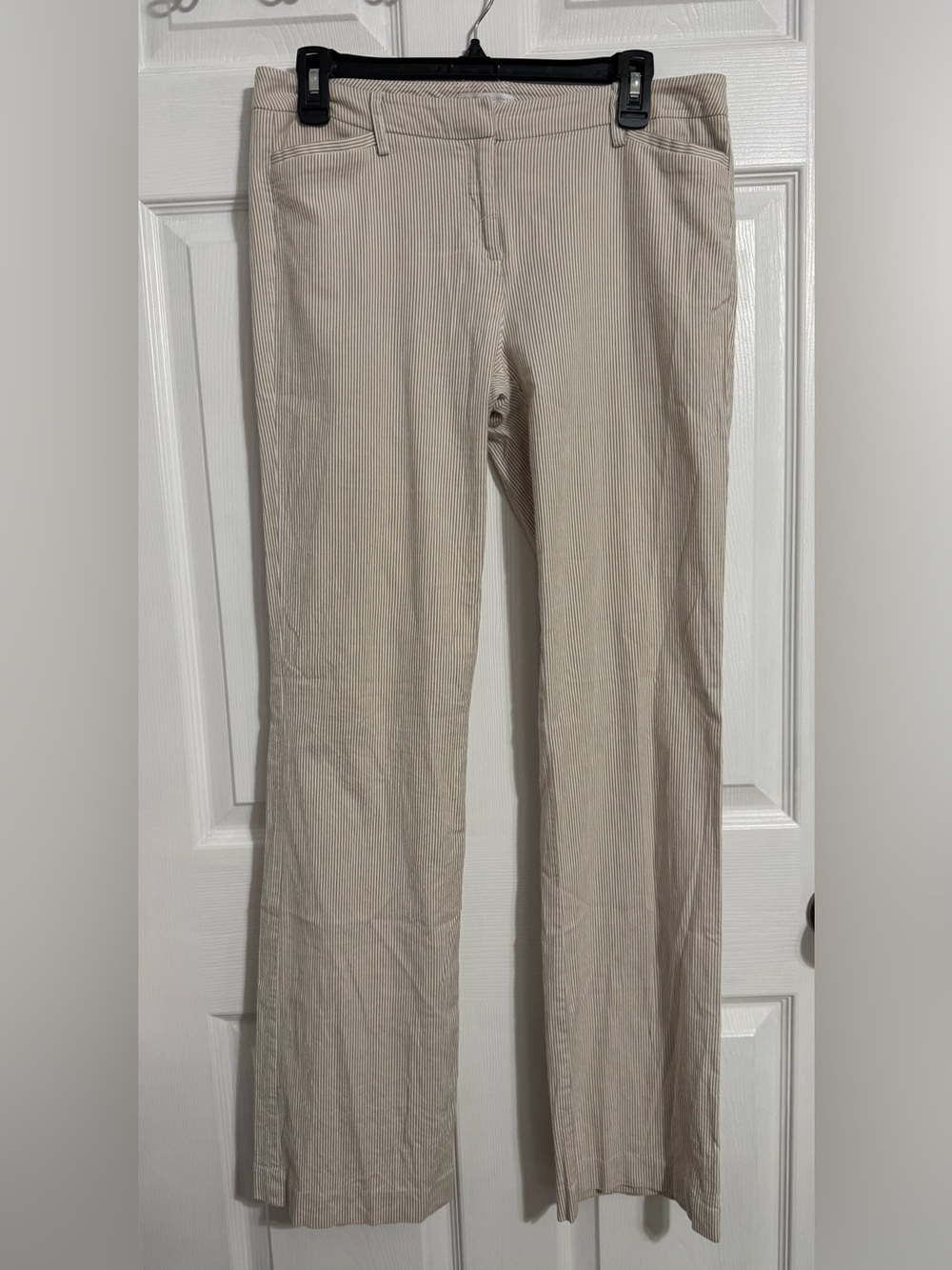 New York & Company Beige and White Pants